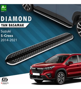 S-Dizayn Suzuki SX4 2 S-Cross Diamond Krom Yan Basamak 173 Cm 2014-2021