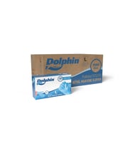 ŞeyliŞeyler - Dolphin Mavi Nitril Eldiven L Beden (Large) Pudrasız Muayene Eldiveni - 1 Paket (100 Adet)