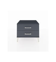 Hyperion Komodin 2 Çekmeceli 60x44x48 Antrasit-Antrasit