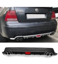Vw Bora Siyah Difüzör Difizör Yuvarlak Egzoz Görünüm Kulaklı Tip