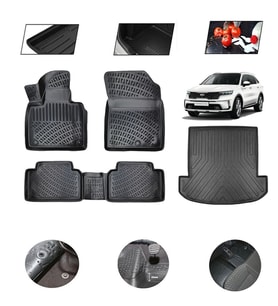 Kia Sorento 5 Koltuklu Benzin 2025 Model 4D Bagaj Paspas Set