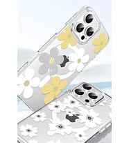 Joko Apple iPhone 16 Pro Max Floral Magsafe Kapak - Turuncu