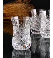 6 lı Klasik Boy Çay Bardağı - Göz Dekor