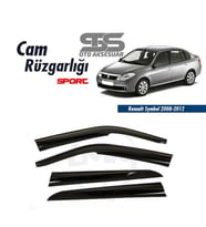 Cam Rüzgarlığı Renault Symbol Thalia 2008-2012Mügen Tip Piano Black