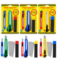 3PCS YEDEKLİ PLASTİK MAKET BIÇAK SETİ (5343)