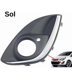 Opel Corsa D Sol Sis Kapağı 2011- Nikelajlı 