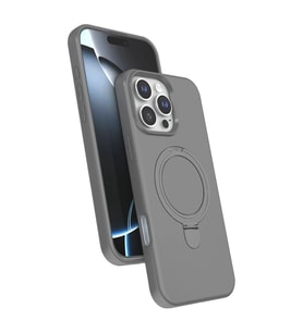 Apple İphone 16 Pro Regal Magsafe Standlı Kapak - Titan Gri
