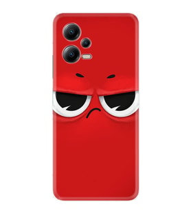 Xiaomi Poco X5 5g Kılıf Resimli Desenli Silikon Platinium Series Red 1829
