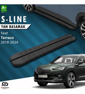 S-Dizayn Seat Tarraco S-Line Siyah Yan Basamak 193 Cm 2018-2024 A+ Kalite