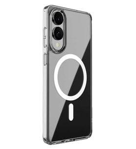 Galaxy S25 Edge Kılıf Magneticsafe Şeffaf Silikon - Şeffaf