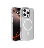 iPhone 16 Pro Max Kılıf Magsafe Şarj Özellikli Kamera Korumalı Kripto Kılıf (Renksiz)