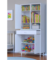 Eliusta Rivo 4 Raflı Banyo/Mutfak Dolabı 75 cm Beyaz Renkli  Çok Amaçlı Dolap 75x173x32,5 cm Ebatlarında