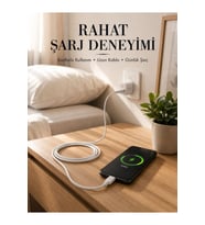 2 Metre USB-A to Type-C Şarj Kablosu, Hızlı ve Güvenilir Bağlantı