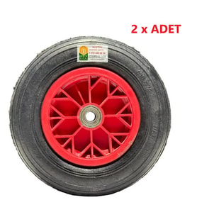 Plastik Jantlı Rulmanlı Dolgu Teker 335x75x20 mm-2 Adet