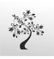 Folyo Sticker Ağaç Deseni 100cm Uzunluk (Karışık)