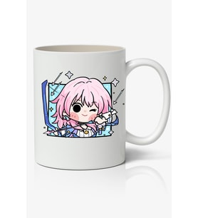 Honkai Star Rail Emote Avatar Anime Temalı Beyaz Kupa Bardak Sevgiliye Arkadaşa Hediye