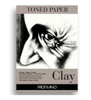 Fabriano Toned Paper Clay Eskiz ve Çizim Blok 120 gr. A3 50 yp. Kil Rengi 