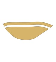 Cg Gold Ön Çamurluk Sticker
