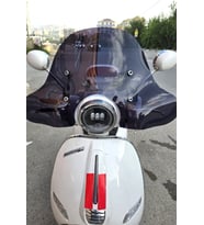 MOTOCAM Küba Master MT 50 Ön Cam 2021-2026 Model 45cm Siyah Renkli Elcikli APARATSIZ