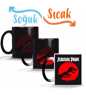 Jurassic Park Sihirli Kupa Bardak Porselen
