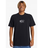 Quiksilver Chrome Logo Erkek Tişört AQYZT09545-10010 (Siyah)
