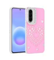 Galaxy S24 FE Kılıf Damla Taşlı Rivas Sert PC Kılıf