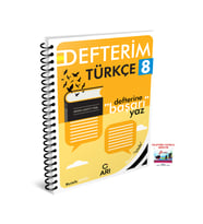 Arı Yayıncılık 2025-2026 8. Sınıf LGS Türkçe Defterim Defterine Başarı Yaz Yeni Güncel Müfredat (Çok Renkli)