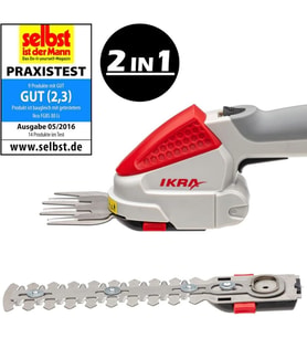 Ikra 50807200 IGBS 1054 LI 7.2V 2.5Ah Akü Dahil Akülü Çit Budama Makinesi