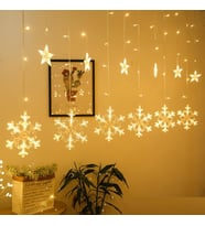 VIP YILBAŞI IŞIĞI YILBAŞI SÜSLEME IŞIĞI GÜN IŞIĞI SALKIM LED IŞIK KAR TANESİ SALKIM IŞIK NOEL IŞIĞI
