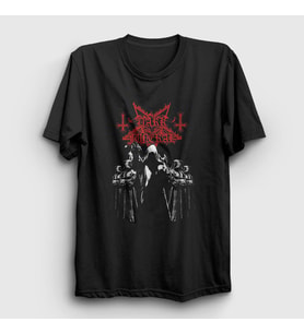 Presmono Unisex Siyah Ritual Dark Funeral T-Shirt 137071tt