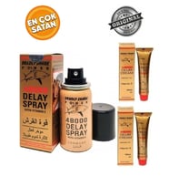 1 DELAY 48000 GECİKTİRİCİ SPREY + 2 DELAY 48000 GECİKTİRİCİ KREM