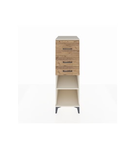 Kronos Dolap Tek Raflı 3 Çekmeceli 44x59x134 Aytaşı-Çam