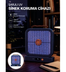 UV Işıklı Şarj Edilebilir Sinek Yok Edici Elektrikli Lamba Mi
