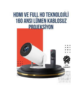 Kablosuz Bağlantılı Ultra Pro Projektör, Yüksek Görüntü Kalitesi