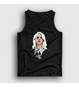 Presmono Unisex Siyah Ldr Lana Del Rey Atlet 156298tt