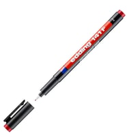 EDDİNG 141F ASETAT KALEMİ 0.6mm KIRMIZI