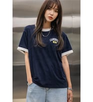 Unisex Candour 08 Baskılı Tasarım Tshirt (Lacivert)