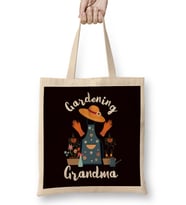 Gardening Grandma Grandmom Gardener Garden Landscaper Lawn Bez Çanta Uzun Saplı