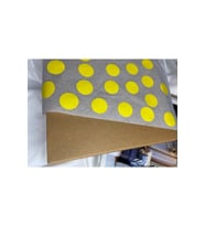 Puantiyeli Tek Renk Sarı Boş Etiket Yazı Yazılabilir Işaret Küçük Sticker 3 Cm- 50 Adet