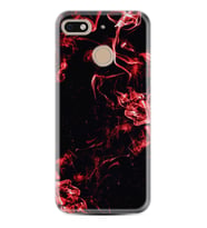 General Mobile GM8 Go GM9 GM20 Pro Plus Kılıf Desemli Silikon Red Smoke 1745