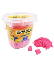 Lino Kinetik Kum 500 gr. Kova + 3 Kalıp PEMBE 