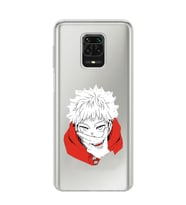 Xiaomi Redmi Note 9S - Redmi Note 9 PRO Uyumlu İtadori Tasarımlı Şeffaf Telefon Kılıfı