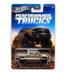 Hot Wheels Gümüş Serisi Performans Kamyonları 2019 Chevrolet Silverado Trail Boss Lt [Tan] 1/5-1:64