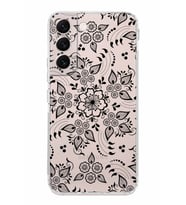 Samsung Galaxy S22  Kamera Korumalı Kapak Nostalji Desen Tasarımlı  Şeffaf  Kılıf
