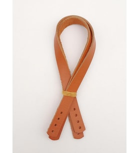 Angel Çanta Aksesuar Gerçek Deri 35x1.2 cm Turuncu Taba Renk Çift Çanta Sapı