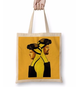 Breaking Bad Yellow Bez Çanta Uzun Saplı