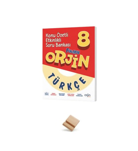 Orjin LGS 2027 Türkçe Konu Özetli Soru Bankası + Telefon Standı