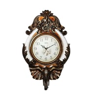 Duvar Saati Fil Temalı Büyük Polyester Saat Koy No.3 40 x 67 cm (Karışık)