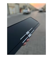 Baş Harflerinize Özel Kesim Full Pleksi Plakalık
