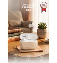 Torima Bluetooth Kulaklık Kulak İçi Kablosuz Kulaklık G03 Bej